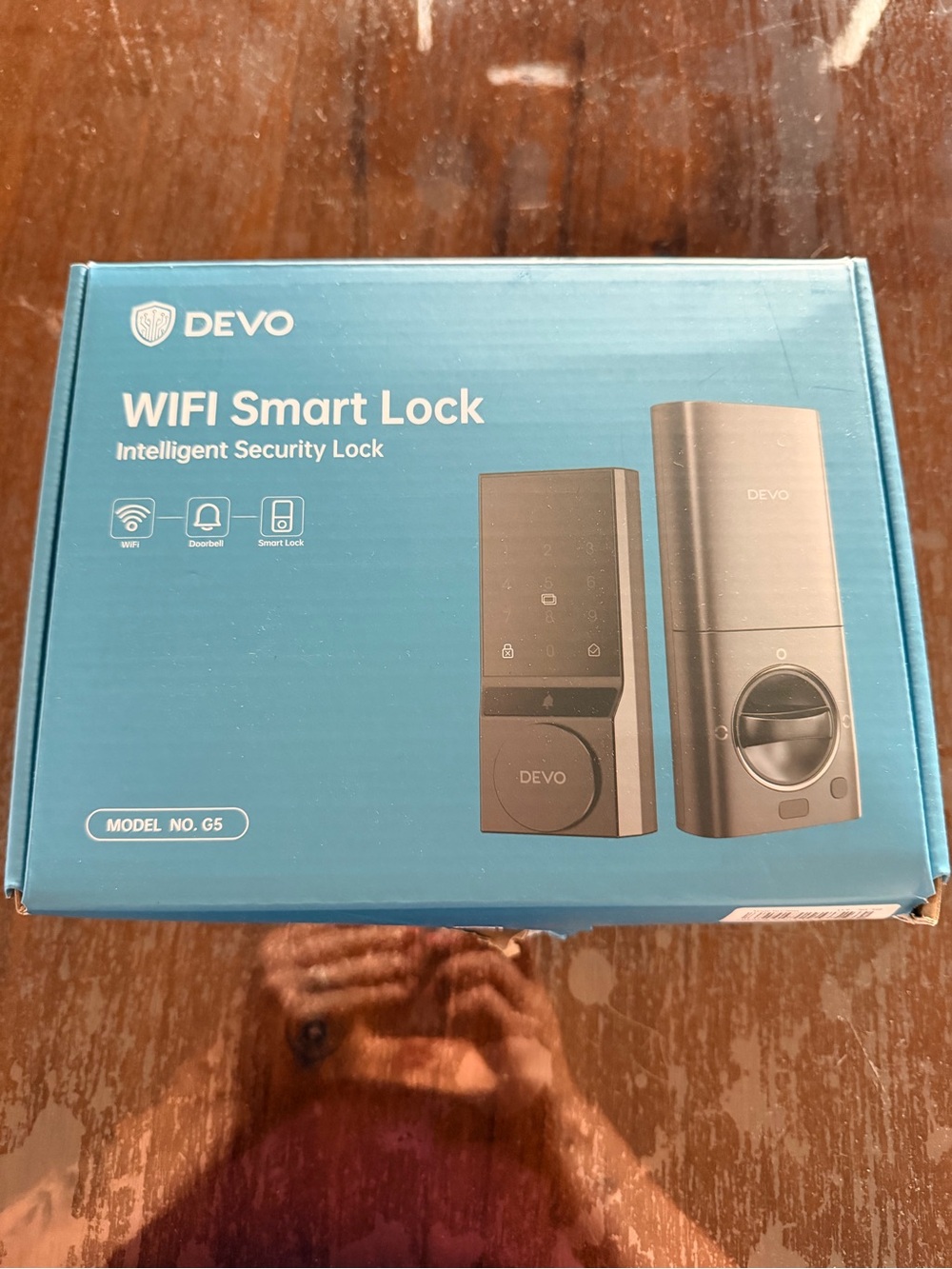 WiFi Smart Lock - Gray Intelligent Security Lock